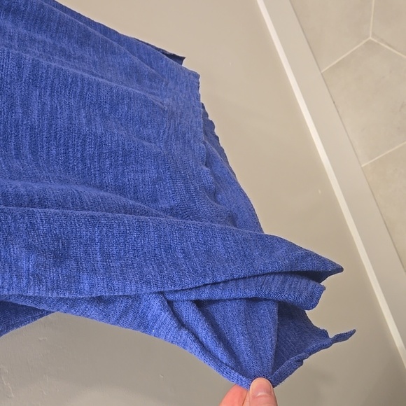 Anthropologie Moth Doman Sleeve Tunic Sweater Blue L - Picture 4 of 9